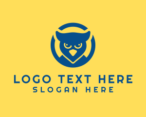 Smart - Wise Owl Bird logo design