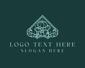 Holistic Magic Mushroom logo design