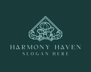 Holistic Magic Mushroom logo design
