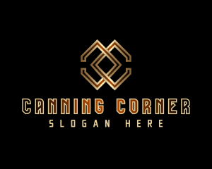 Metallic Gaming Letter C logo design