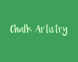 Chalk - School Chalkboard Writing logo design