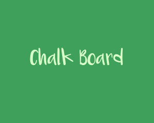 Blackboard - School Chalkboard Writing logo design