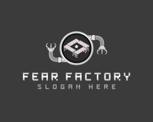 Industrial Factory Machine logo design