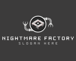 Industrial Factory Machine logo design