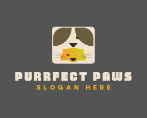 Dog Cat Icon logo design