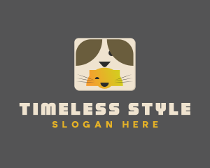 Dog Cat Icon logo design