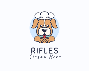 Cute Chef Puppy Logo
