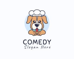 Cute Chef Puppy Logo