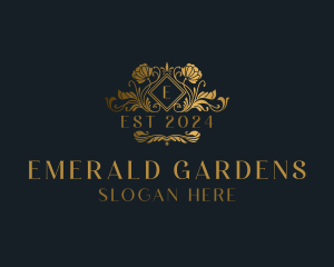 Elegant Flower Boutique logo design