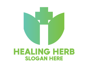 Minimalist Herbal Medicine logo design