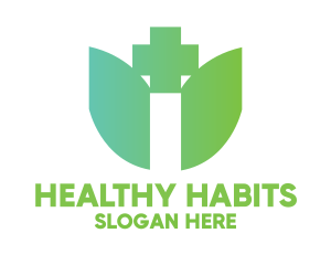 Minimalist Herbal Medicine logo design