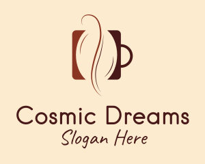 Minimalist Coffee Bean Logo