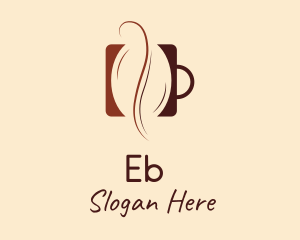 Minimalist Coffee Bean Logo