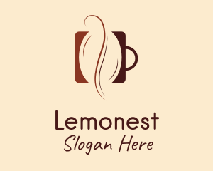 Minimalist Coffee Bean Logo