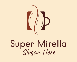 Minimalist Coffee Bean Logo