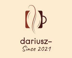 Latte - Minimalist Coffee Bean logo design