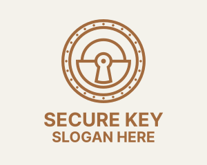 Password - Padlock Security Company logo design