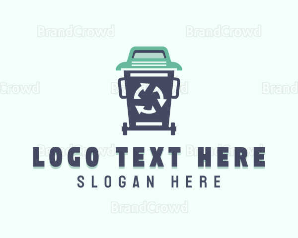 Trash Garbage Disposal Logo