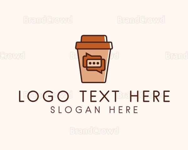 Coffee Cup Chat Logo