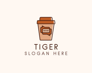 Espresso - Coffee Cup Chat logo design