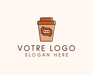 Espresso - Coffee Cup Chat logo design
