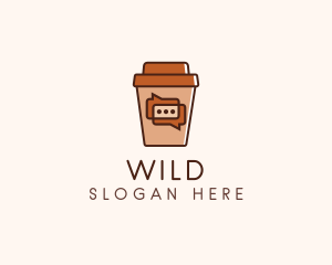 Cappuccino - Coffee Cup Chat logo design