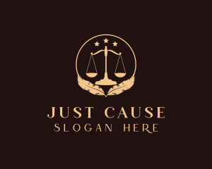 Justice - Justice Scale Notary logo design