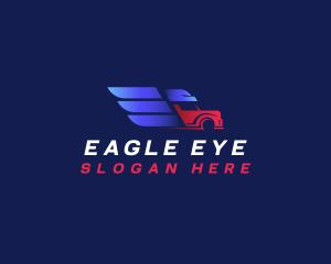 Truck Eagle Logistics logo design