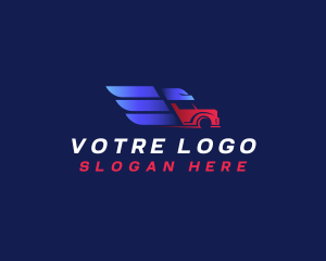 Vehicle - Truck Eagle Logistics logo design