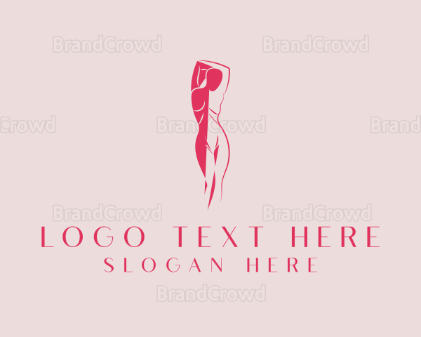 Seductive Woman Body Logo