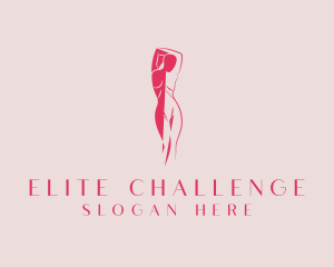 Seductive Woman Body Logo