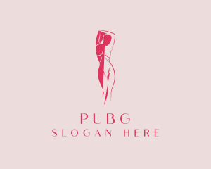 Seductive Woman Body Logo