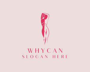 Seductive Woman Body Logo