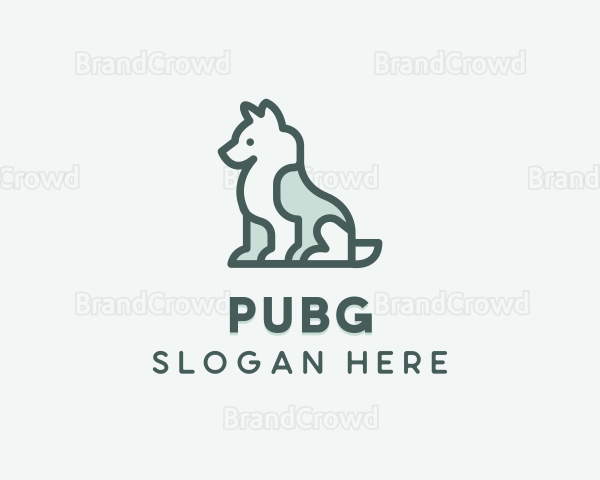 Husky Dog Pet Logo