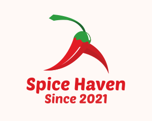 Chipotle - Walking Chili Pepper logo design