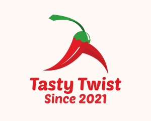 Condiment - Walking Chili Pepper logo design