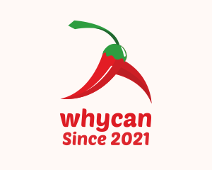 Produce - Walking Chili Pepper logo design