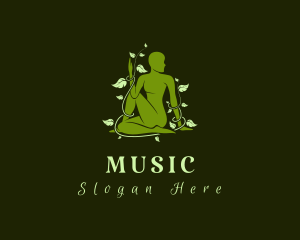 Exercise - Organic Wellness Meditation logo design