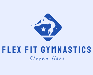 Gymnastics - American Gymnast Athlete logo design