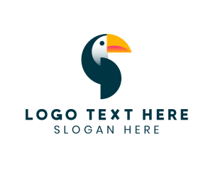 Cassowary - Toucan Bird Safari logo design
