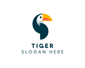 Aviary - Toucan Bird Safari logo design
