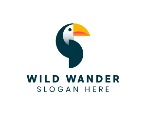 Toucan Bird Safari logo design