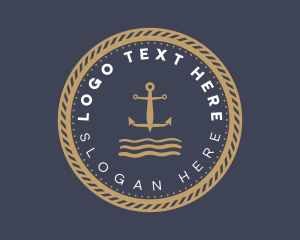 Outdoor - Anchor Sea Sailing logo design