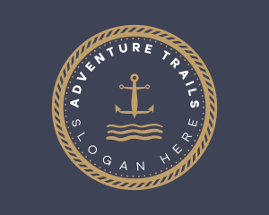 Anchor Sea Sailing logo design