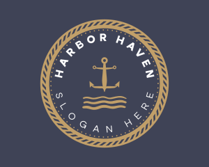 Anchor Sea Sailing logo design