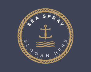 Anchor Sea Sailing logo design