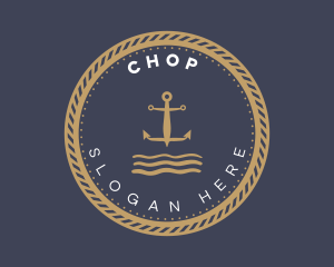 Port - Anchor Sea Sailing logo design