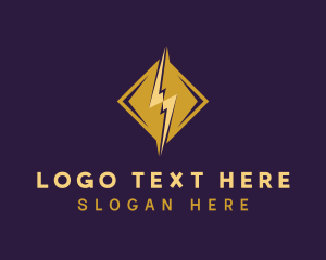 Electric - Lightning Bolt Electrical logo design