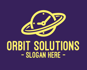 Time Orbit Planet logo design