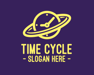 Time Orbit Planet logo design